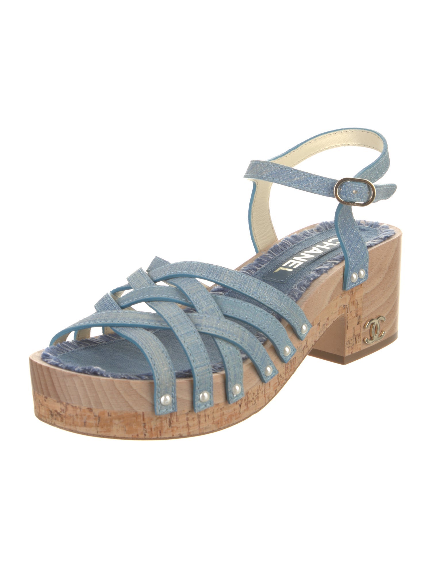 Chanel 2018 Interlocking CC Logo Gladiator Sandals